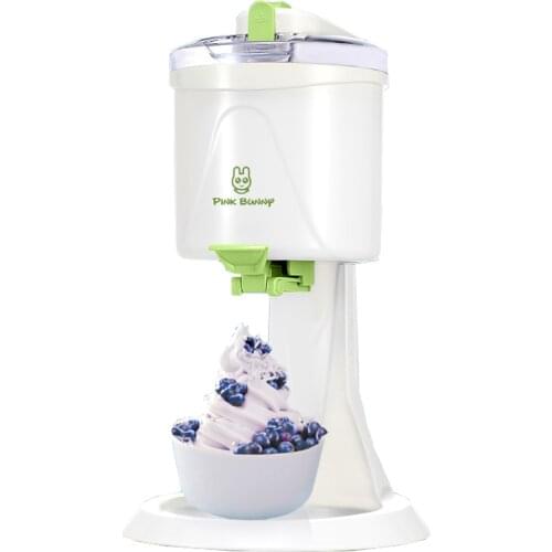 1L Desktop Ice Cream Machine Household Automatic Hard Cone Ice Cream Machine Large Capacity DIY Fruit Ice Cream Maker
