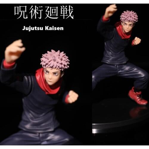 2021 new Jujutsu Kaisen anime figurine 20cm Gojo Satoru 19cm Itadori Yuji pvc action figures collection toys models for kids