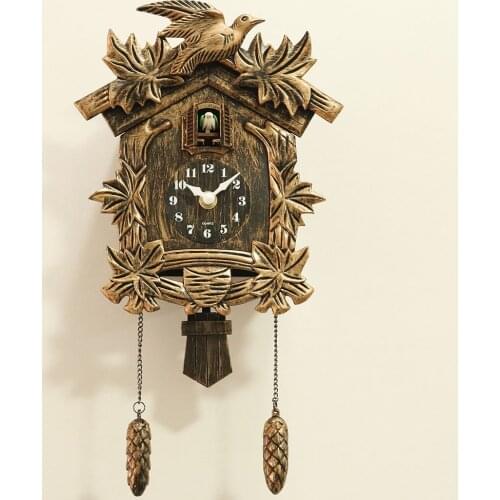 Cuckoo Clock Living Room Wall Clock Bird Cuckoo Alarm Clock Watch Modern Brief Unicorn Decorations Home Day Time Alarm Decor