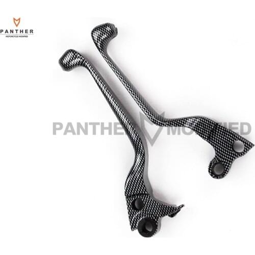 Aluminum Carbon Skull motorcycles Brake Clutch Levers case for Harley Davidson FLSTF Dyna Sportster Fatboy Softail