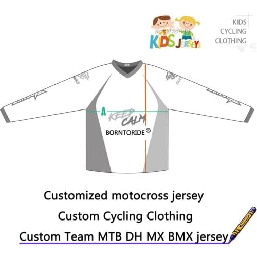 Kids Off Road ATV Racing T-Shirt AM Bicycle Cycling Bike Motorcycle Jersey Motocross MTB DH MX Boys Downhill Jersey