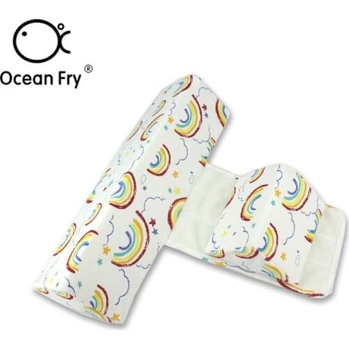 Baby Pillow Side Sleeping Pillow Adjustable Support Newborn Sleeping Position Correct Shaping Prevent Rollover Spit Milk Pillow