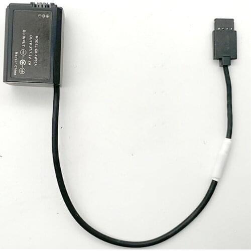 For DJI Ronin-S FW50 DC Coupler Faux Battery Adapter Converter Cable to for Sony A6300 A6500 NP-FW50 Power Supply Camera Parts