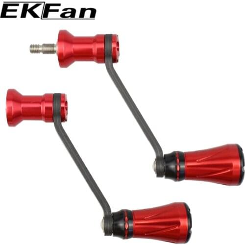 EKFAN wheel spinning fiber knob fishing carbon high-quality new board metal + handle arm tackle