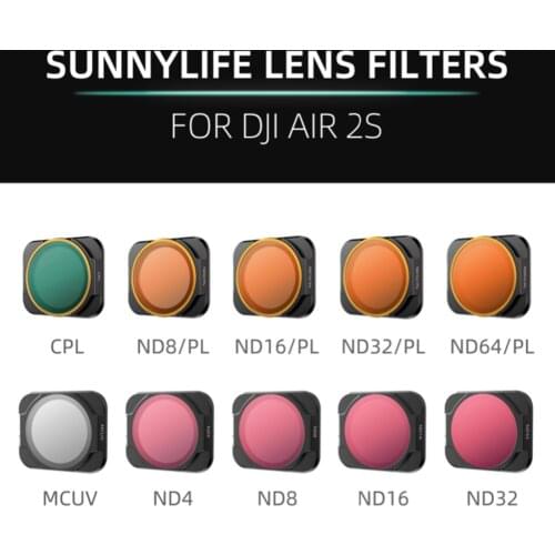 Done Filter For DJI Air 2S Filters Neutral Density Polar For DJI Mavic Air 2S Camera Accessories UV CPL ND NDPL4/8/16/32