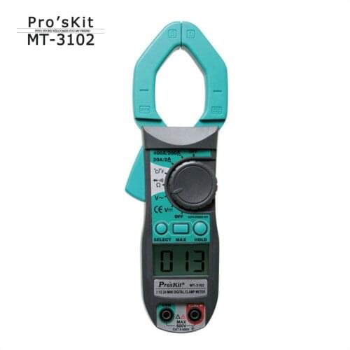 Intelligent Digital Clamp Meter Professional Electrician Multimeter DC Current Resistance Measuring Multi Tester MT-3102