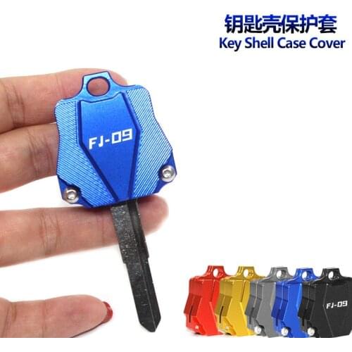 For Yamaha FJ09 FJ 09 2015-2017 2016 Motorcycle CNC Key Cover Cap Creative Products Keys Case Shell Accessories With FJ-09 Logo