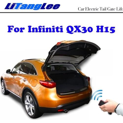 LiTangLee Car Electric Tail Gate Lift Trunk Rear Door Assist System For Infiniti QX30 H15 2016~2019 Car Key Remote Control