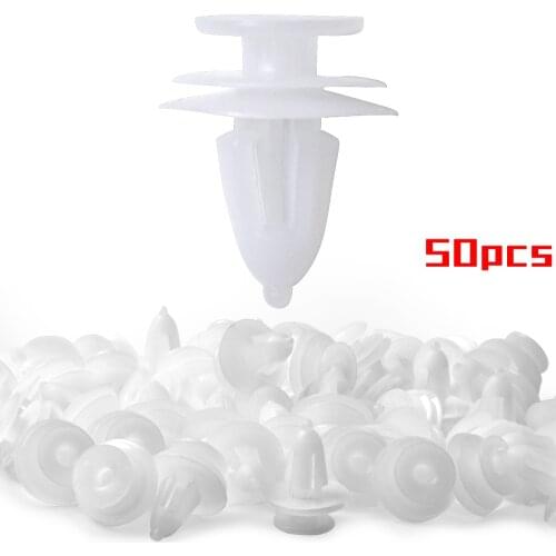 MIKKUPPA 50PCS Door Panel Retainer Clips 6504014 for Chrysler/Jeep 8mm Hole