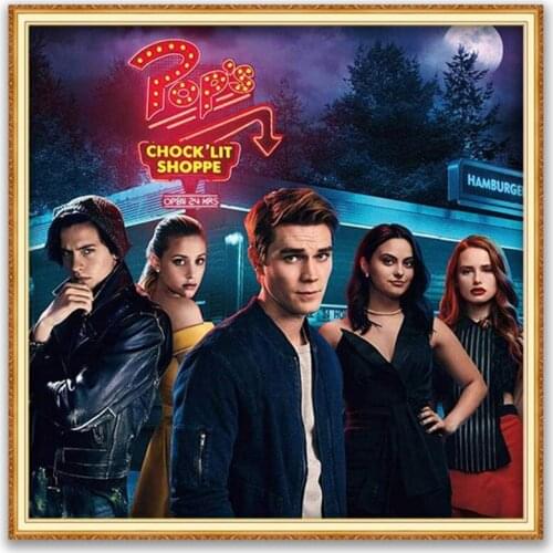 Riverdale DIY Embroidery Cross Stitch 11CT Kits Craft Needlework Set Printed Canvas Cotton Thread Home Decoration Wholesale Sale