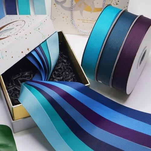 100% polyester solid color plain Grosgrain Ribbon 100Y/color