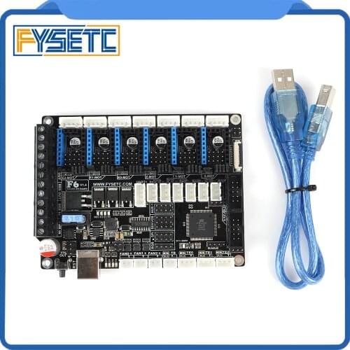FYSETC F6 V1.4 Board ALL-in-one Up to 6 Motor Drivers For TMC2208 UART Flying With XH/MX Connector VS SKR V1.3 S6 For Ender 3