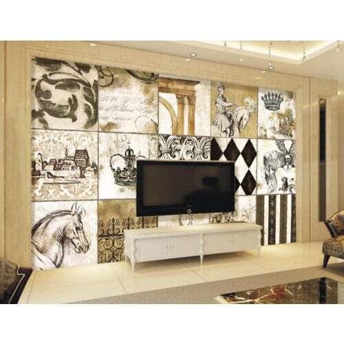 Custom 3D murals,Retro oil painting 3d wallpaperpapel de parede,living room sofa TV wall bedroom background wall paper