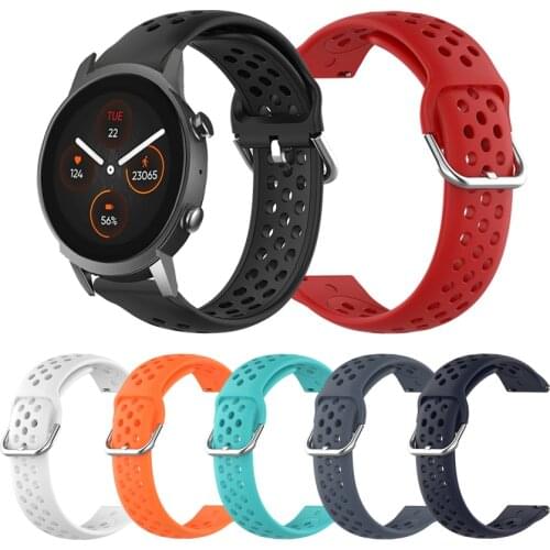 Sports Watch Strap for Ticwatch E3 E 2 Replacement Wristband Bracelet for Ticwatch Pro 3 Smart Watch Band Strap Belt Accessories