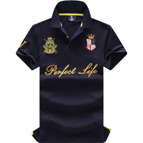 Mens Polo Shirt 2021 Summer Fashion Classic Sports Casual Top Short Sleeve Pure Cotton High Quality Collar Men