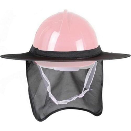 Helmet Sun Shade Outdoor Work Hard Hat Full Brim Mesh Sunshade Anti-UV Sun Shade Neck Shield High Visable Mesh Design