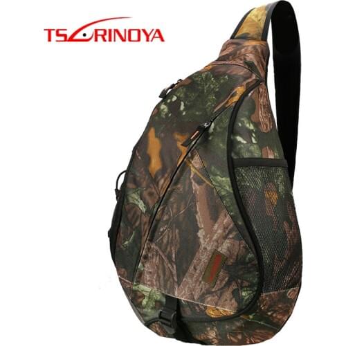 TSURINOYA Fishing Bag E10 Waterproof Multifunction Bag 43.5*18.5*16cm Large Ca[acity Outdoor Lure Fishing Tackle Bait Box Bag