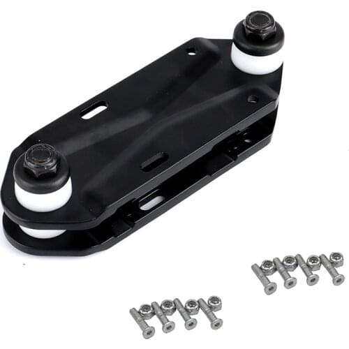 Waterborne Rail Adapter Surfskate Truck Fits Any Board - Carve & Cruise Like a Surfboard,Rail Adapter,Black