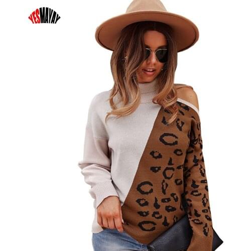 Женские пуловеры с открытыми плечами Yesmayay China At AliExpress