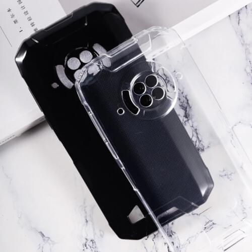 S96 Pro Phone Protective Shell Back Cover For Doogee S96 Pro Case Funda Capa Transparent Black Shockproof Silicone Soft TPU