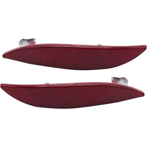 2pcs Rear Right Left Reflector Bumper Tail Light lens Lamp Trim Panel Back Door Replacement Fit For Renault Megane MK3 2008-2013