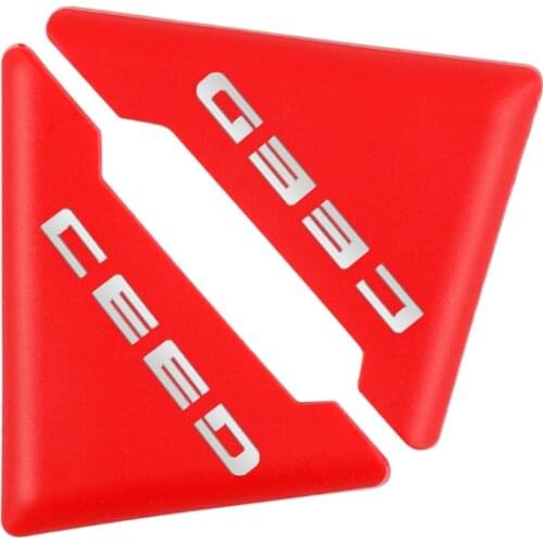 2PCS Car Exterior Door Corner Protective Cover Door Anti-collision For KIA CEED