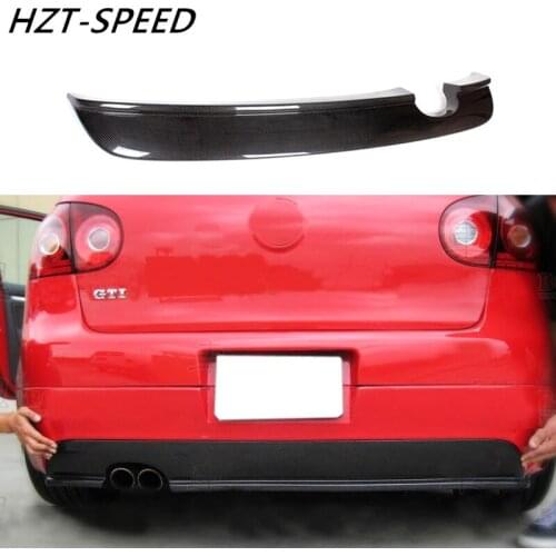 2001 - 2007 Carbon Fiber Car Protector Bumper Rear Lip for VOLKSWAGEN GOLF 5GTI Single Row Double Out Car