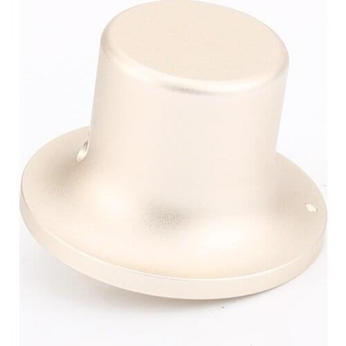 4xAudiocrast KB003 Gold Aluminum Volume Control Knob Potentiometer 6mm Rotary Shaft Volume