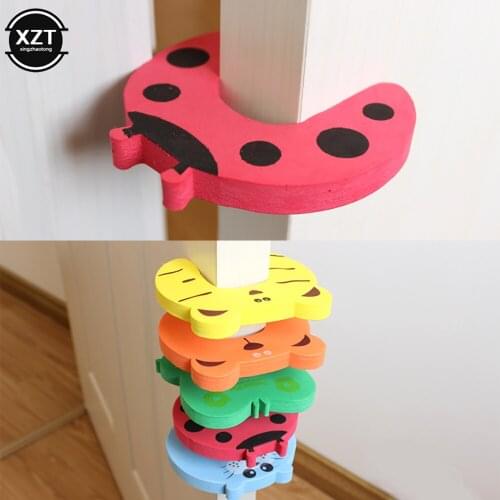 5Pc/Set Door Stopper Doorknob Wall Protection Children Door Stopper Holder Shockproof Door Crash Pad Children Finger Protecter