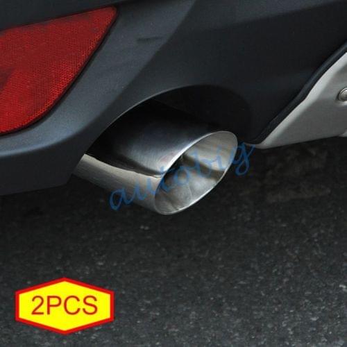 Accessories Stainless Chrome Tail Exhaust Tip Pipes Muffler For Mazda 6 GJ CX5