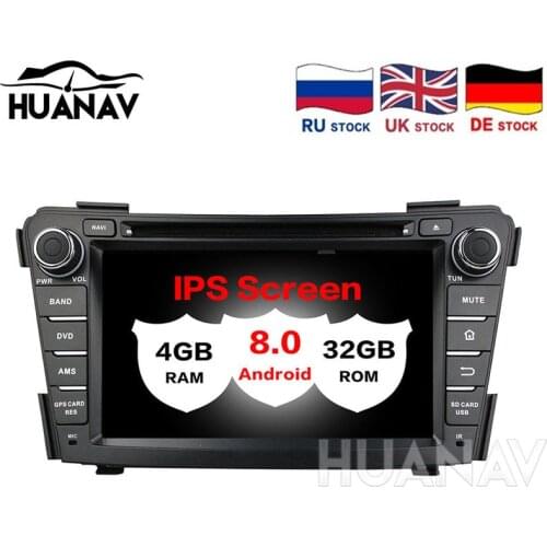 HUANVA Android8.0 Car DVD Player GPS navigation For HYUNDAI I40 2011 2012 2013 2014 2015 multimedia player tape recorder stereo