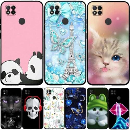 For Redmi 9C 9 C Redmi9c NFC Case TPU Silicone Case For Xiaomi Redmi 9C Redmi9c NFC Cover Cute Capa For Redmi 9C 9 C NFC Shell