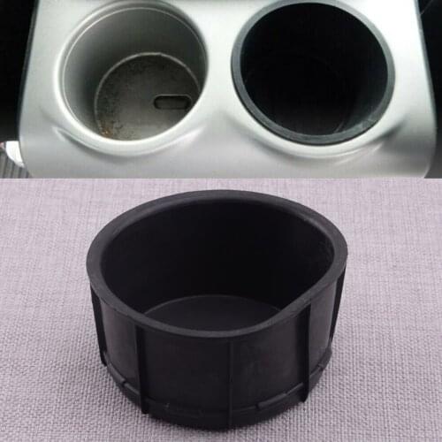 CITALL Car Rear Center Console Rubber Cup Holder Insert Fit for Ford F150 2009 2010 2011 2012 2013 2014