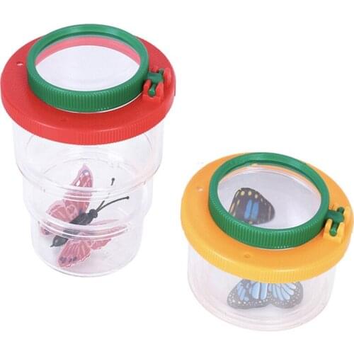 Kid Toy Magnifier Tool Child Explore Outdoor Tool Magnifying Box Toy Bug Viewer Box Insect Viewer