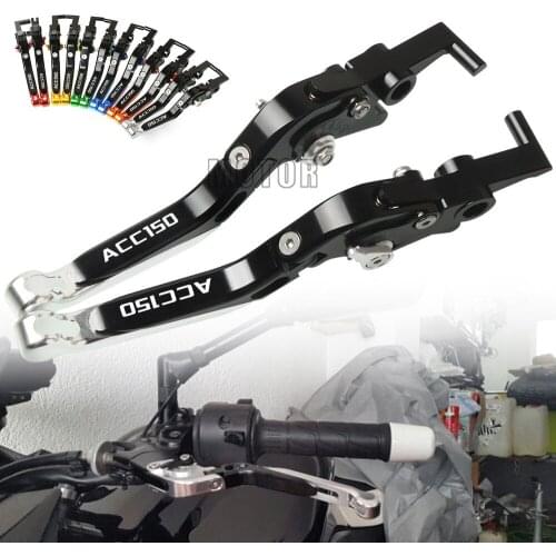 For Para KYMCO ACC150/150ACC ACC 150 CNC Aluminum Motorcycle Adjustable Folding Extendable Foldable Fold Brake Clutch Levers
