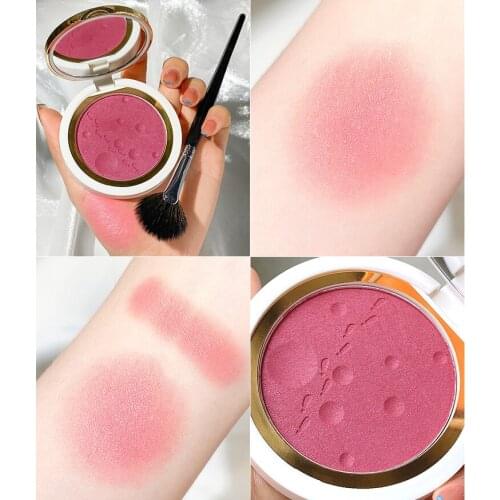 Domestic Make-up student lunar exploration blush monochromatic matte natural sun red female hard core romantic white all-match r