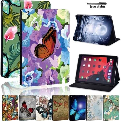 Butterfly Case for Apple IPad Mini 1/2/3/4/5/iPad 5/6/7th/iPad Air/iPad Pro Tablet Dust-proof Foldable Protective Case