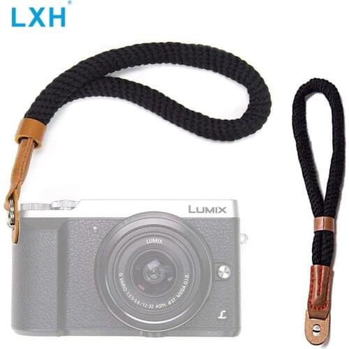 LXH Vintage canvas camera wrist strap for Sony Nikon Leica Canon Fujifilm X100F X-T20 X-T10 X-T2 X70 X-Pro2 X-E2S X-E2 X-E1