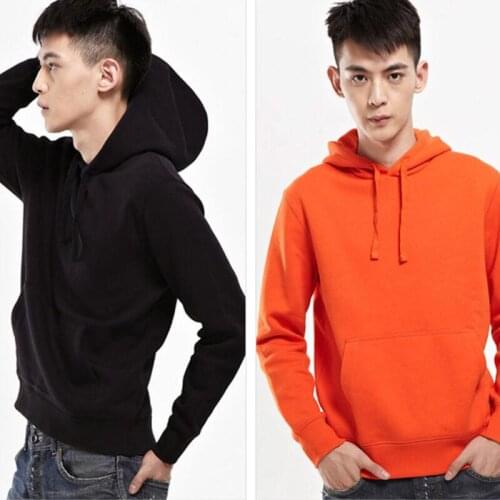 2020 Hot Sale Mens New Sweater Hooded Long-Sleeved Solid Color Fashion Casual Versatile Comfortable