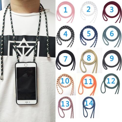 Soft Cover for Samsung Galaxy S4 S5 Mini S3 Duos Neo S6 S7 Edge S8 S2 Plus Lanyard Necklace Shoulder Neck Strap Rope Phone Case