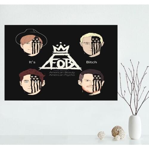 New Products 2020 Fall Out Boy Wall Art Canvas Posters And Prints Wall Pictures For Living Room Children Kids Bedroom Decor