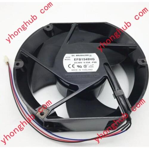 Detla Electronics EFB1548HG F00 DC 48V 0.53A 172x150x51mm Server Cooling Fan