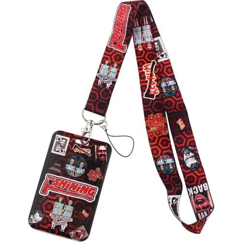 PF386 Dongmanli Horror Movie Neck Straps lanyard Car Keychain ID Card Pass Gym Mobile Phone Key Ring Badge Holder Jewelry