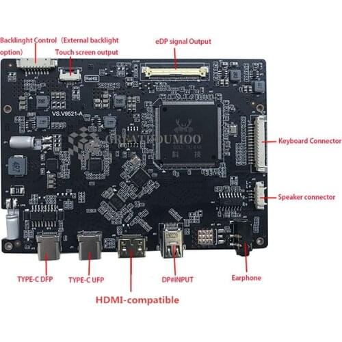 4k controller drive board support Type-C HDMI-compatible USB touch connector suport 3840x2160 40 pin LCD screen LQ173D1JW31
