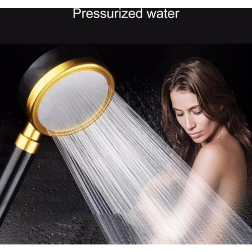 Handheld Shower Spray High Pressure Water Saving Space Aluminum Adjustable Durable Bath Shower Jets for Bathroom Home