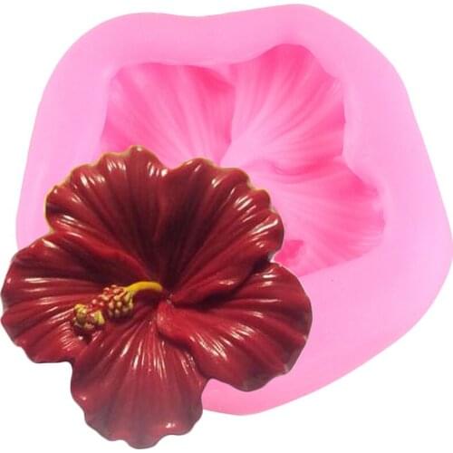 Flower Shape Silicone Mould Cupcake Topper Fondant Mold Cake Decorating Tools Cake Border Wedding Candy Clay Chocolate Molds