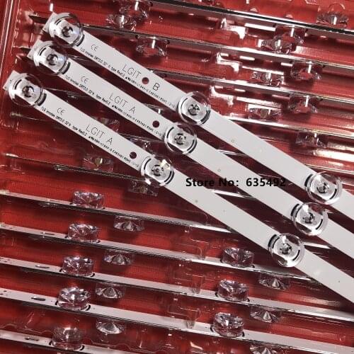 3x LED Backlight for LG innotek Drt 3.0 32"_A/B 6916l-1974A 1975A 32MB25VQ lv320DUE 32LF5800 SUNG WEI 55VO E74739 59cm 6 Lamps