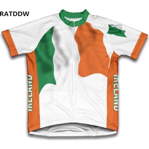 Ireland Flag Cycling Clothing Bike Bicycle Clothing Clothes Men Cycling Jersey Ropa Ciclismo Bicycle Clothing MTB Bike Shirt