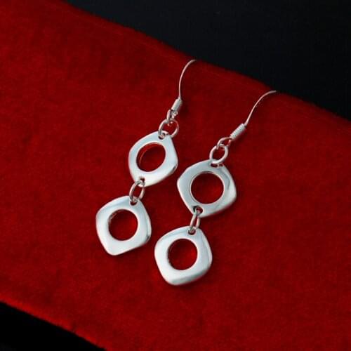 Jewelry 2018 cute S925 Silver color women earrings ot selling high quality fashion jewelrhy E5175