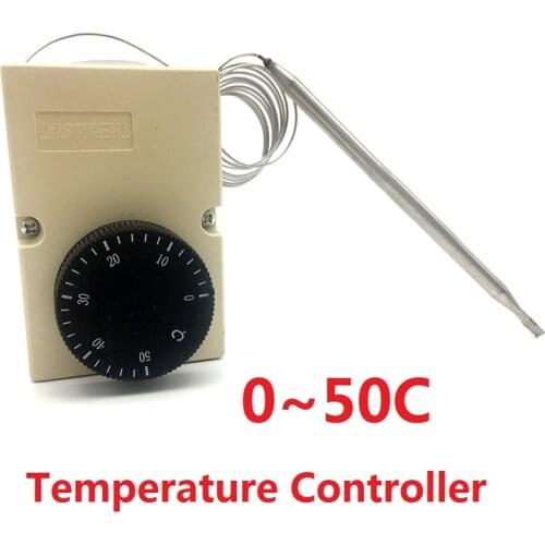 0~50C Temperature Controller Switch Thermostat Waterproof Junction Box